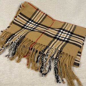 Vintage Plaid Scarf